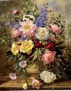 unknow artist Floral, beautiful classical still life of flowers.093 Sweden oil painting reproduction